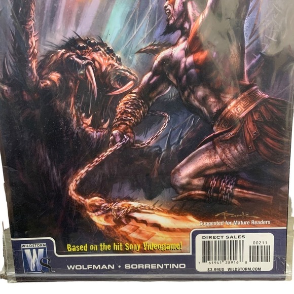 God of War Book #2 May 10 Based on Sony Video Game - Picture 4 of 4